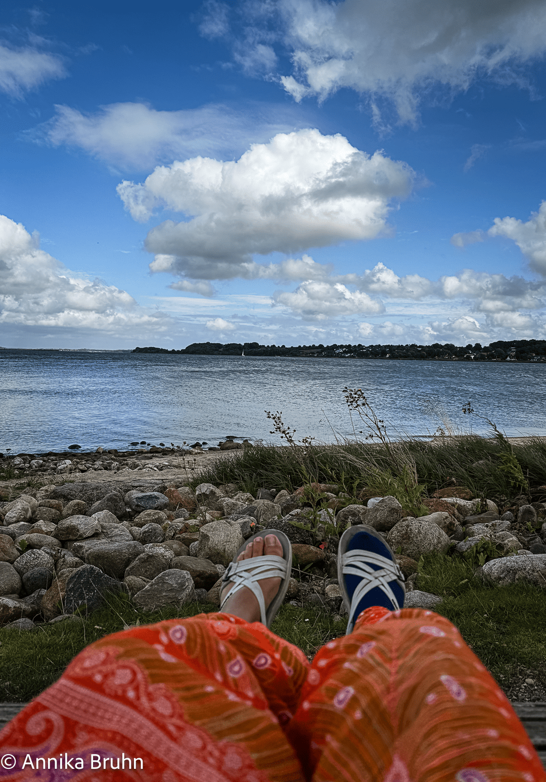Kleine Pause an der Bucht Auf der Freiheit